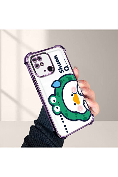 ucuc حافظة حماية من السيليكون الشفاف المتوافقة مع Redmi 10C، كرتونية لطيفة