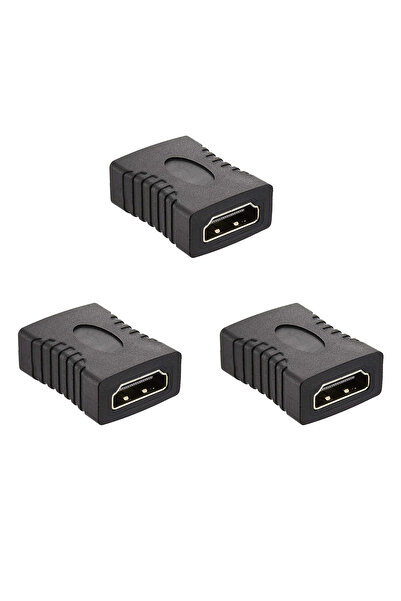 Coverzone 3Pcs HDMI Interconnector Female to Female Adapter 1080P Full Hd Cab...