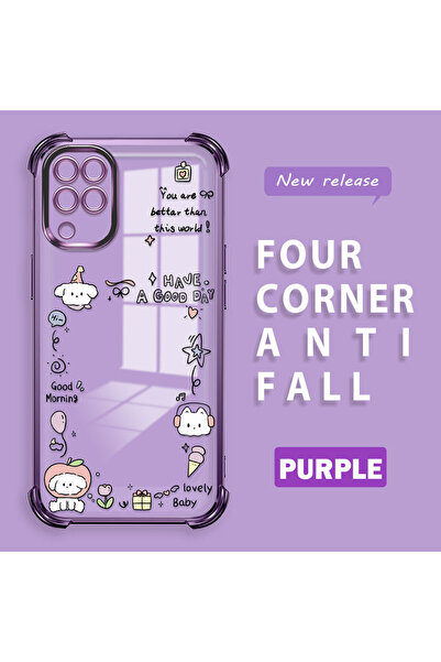 ucuc حافظة حماية من السيليكون الشفاف المتوافقة مع هاتف Samsung Galaxy M12/A12...