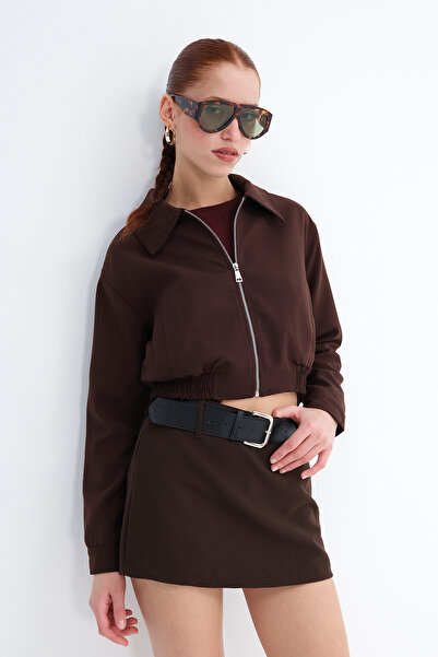 Addax Zippered Bomber Jacket C7644