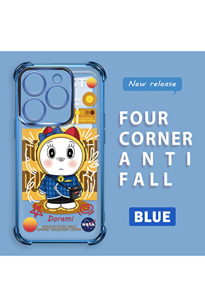 ucuc حافظة حماية شفافة من السيليكون متوافقة مع تكنو سبارك 20/20C بتصميم دورايمون