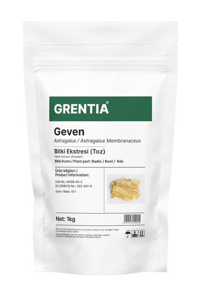 Grentia Geven / Astragalus Toz Ekstresi / Toz Ekstraktı 1 kg - Astragalus mem...