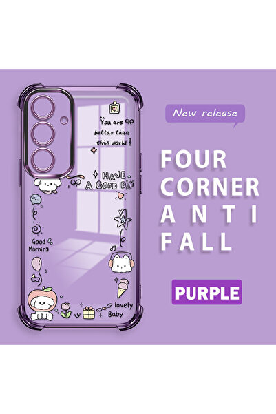 ucuc حافظة حماية من السيليكون الشفاف المتوافقة مع هاتف Samsung Galaxy S24 Fe ...