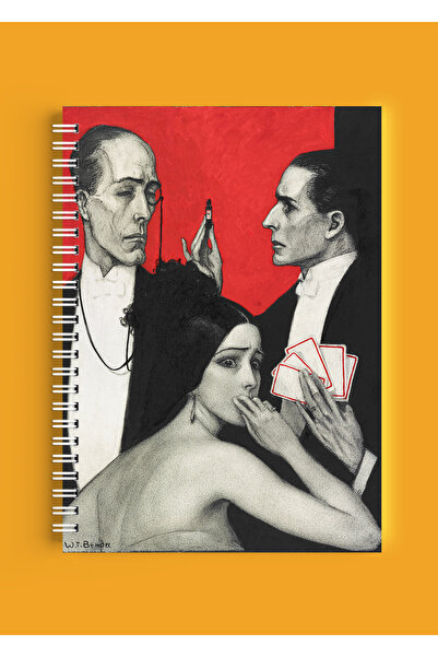 ARTHOUSECOLLECTIVE Caiet A4 cu spirală - Caiet de școală fără linii - 80 de c...