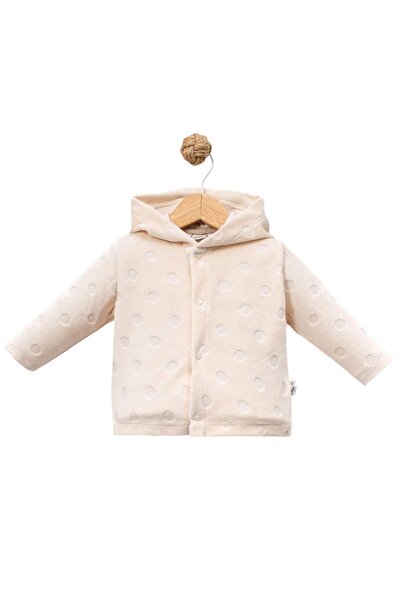 Bebitof Puan Desenli Kadife Hırka 60054