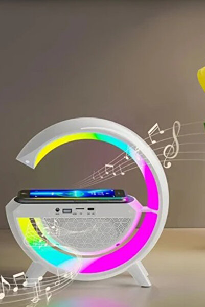 CİYU TİCARET G Serisi Kablosuz Hoparlör Bluetooth Hoparlör Şarj Renkli Işıklı...