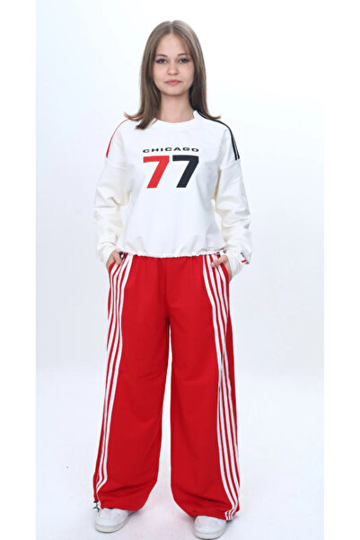 Asortix Girl's 100% Cotton Top & Bottom Tracksuit Set