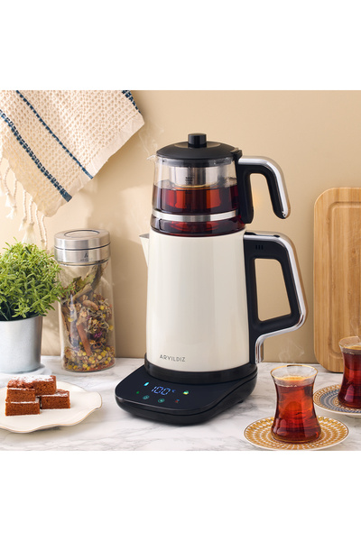 Aryıldız Vision Prime Çay Makinesi Krem