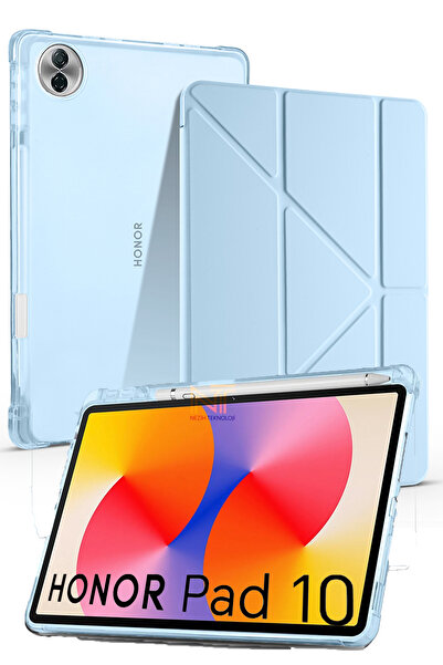 Nezih Case Honor Pad 10 12.1 Inch Uyumlu Trifolding Kalem Bölmeli Arkası Yumu...