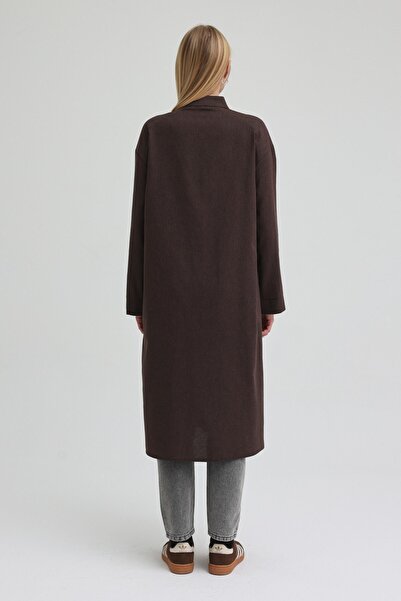 QANU Single Pocket Shirt Brown