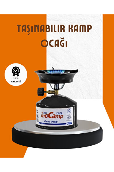 Epilons Set de aragaz portabil pentru camping cu corp metalic