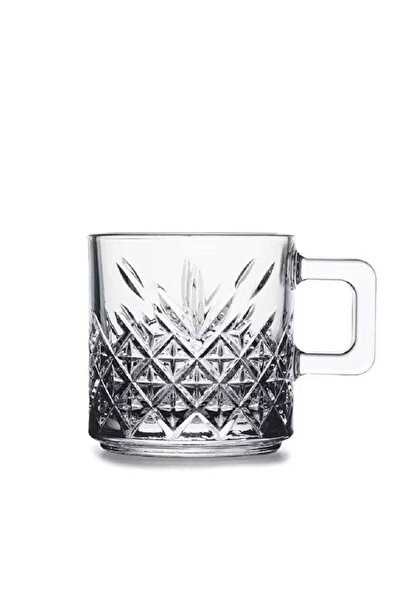 Pasabache Pasabahce 2 Pieces Timeless Glass Mug Set 195 Ml Clear