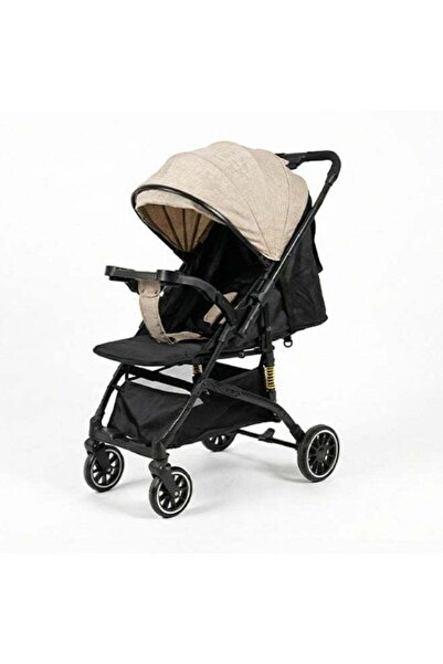 genric Lightweight Folding Baby Stroller with Canopy and Storage Basket - Bei...