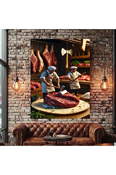 özkacar ET DÖVEN USTALAR KANVAS TABLO EV DUVAR SALON OFİS DÜKKAN İŞ YERİ HEDİ...