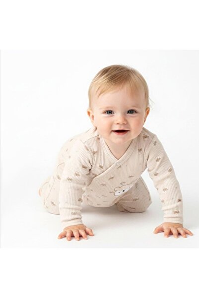 Sebi Bebe Double-Breasted Geyikli Jumpsuit Without Booties 1143