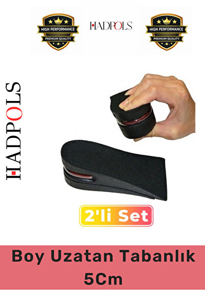 HadPols #BoyUzatıcı 5 cm Gizli Ayakkabı İçi Hava Yastıklı Ortopedik Konforlu ...