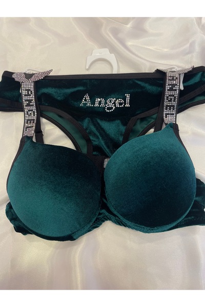 Dantelya Homewears SET DE SUTENIEN VELVET ANGEL STONE