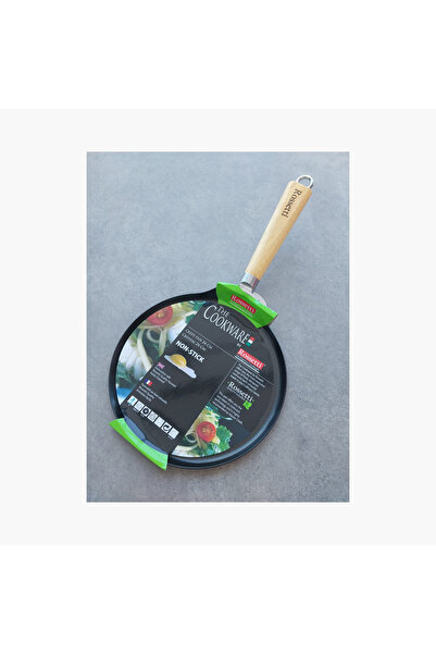 ROSSETTI مقلاة كريب غير لاصقة بمقبض خشبي - 24 سم