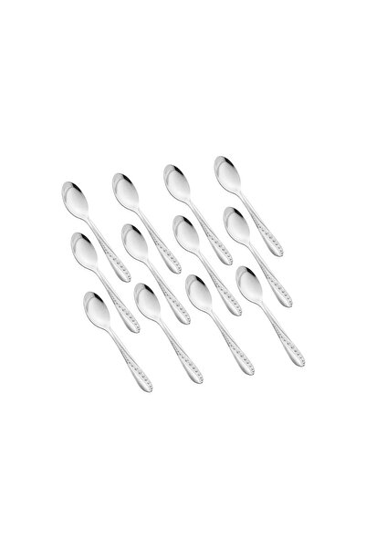 casa rosa 12-Piece Stainless Steel tea spoon Set Silver