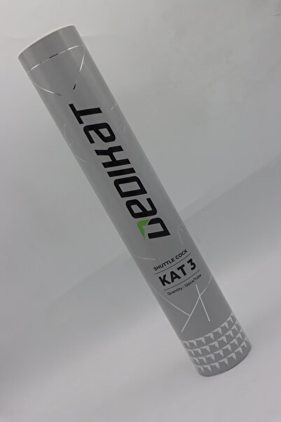 DEDIKAT كرات تنس الريشة من نوع KAT-3 القياسية (12 قطعة)