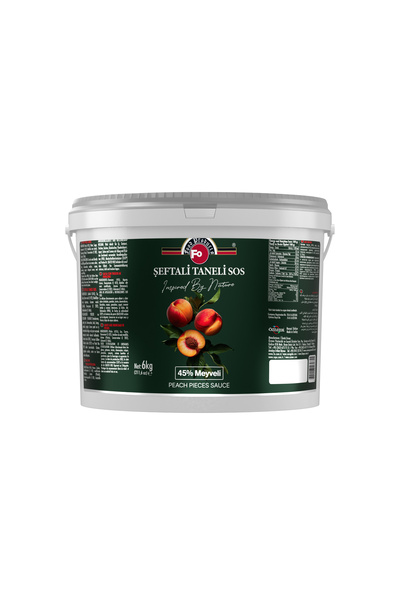 FO Şeftali Taneli Sos 6 Kg