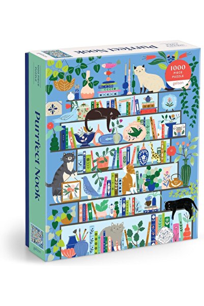 Galison Purrfect Nook 1000 Piece Puzzle