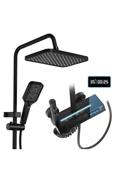 Oyajia Shower System Complete Set with LED Screen Multifunctional Shower Column