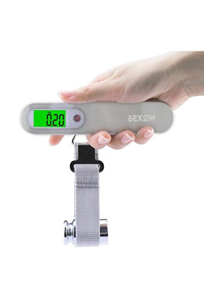BEXOW Digital Luggage Scale, Portable Handheld Scale with LCD Display, 50kg/1...