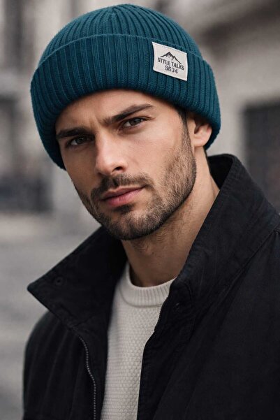 gigigiyim قبعة رجالية محبوكة أساسية