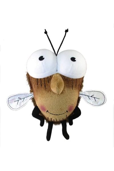 MerryMakers Fly Guy Plush Toy, 8 Inch, Brown