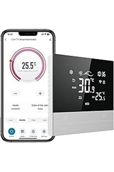 UanTii Smart Thermostat Tuya Wifi Thermostat for HVAC Central AC