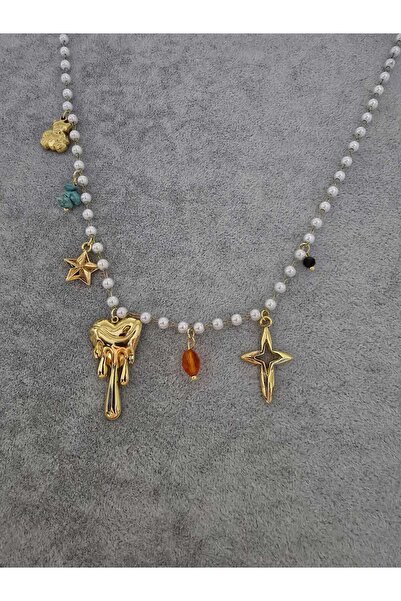 rycollections قلادة جديدة من الخرز الفولاذي على شكل لؤلؤ المياه العذبة