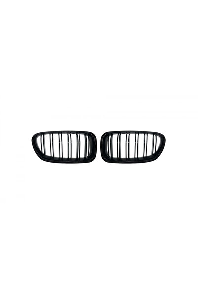 BMW Set of 2 double grilles, glossy black, M Design for F10