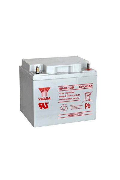 Yuasa NP40-12B - 12V 40 Ah Bakımsız Kuru Akü