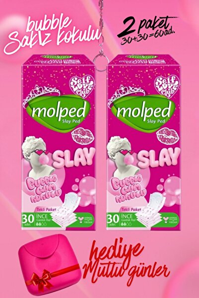 Molped Slay İnce Günlük Ped 30'lu 2'li