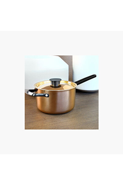 ROSSETTI Agostini Stainless Steel Saucepan with Lid - 20 cms