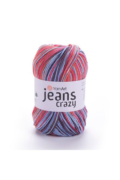 Yarnart Jeans Crazy El Örgü İpliği 50gr 8214 Çok Renkli - 1 ADET