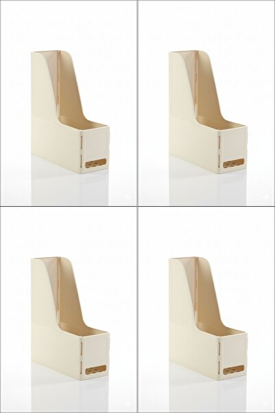 Ops منظم ملفات بلاستيكي MG 101 مكون من 4 قطع بحجم A4 قابل للفك والتركيب لتنظي...