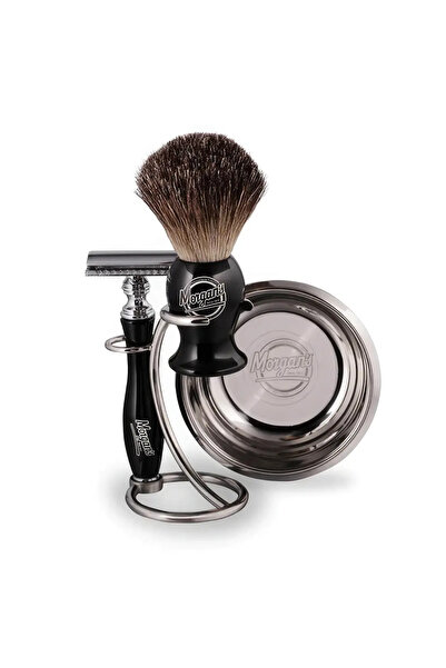 Morgan's Pomade Morgan's Pomade Luxury Men's Shaving Set with Wooden Box