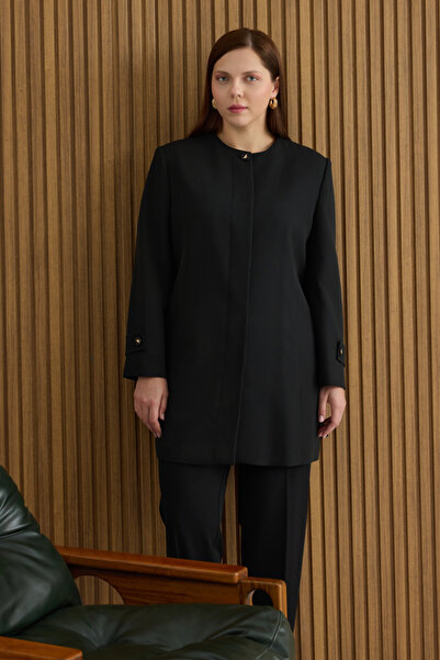 Aker Siyah Dokuma Kap