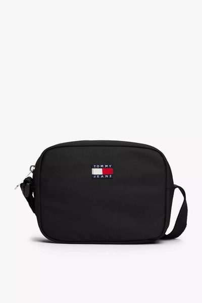 Calvin Klein Bold Ck Metallic Mini Bauletto Women's Black Crossbody Bag Lv04F...