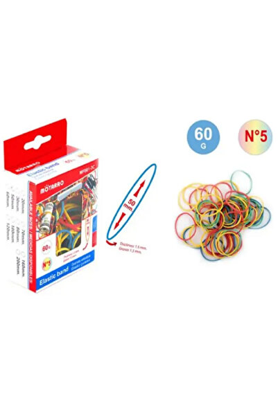 MOTARRO Elastic Rubber Band MF001-3C 50mm, Durable Stretchable Bands for Offi...