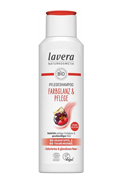 Lavera Color Brightening and Protective Shampoo Bio Pomegranate & Grape Extra...