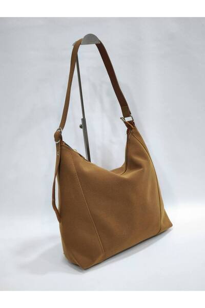 AYSAMOOD Women's Suede Shoulder Bag - with Belt