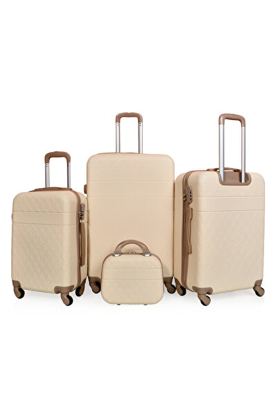 MORANO Morano 4-Piece Luggage Set Durable and Lightweight Spinner Wheeled Sui...
