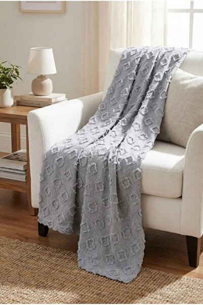 Bella Home 175x215 Κάλυμμα καναπέ με γένια - Αντιολισθητική βάση - Ύφασμα ζακ...