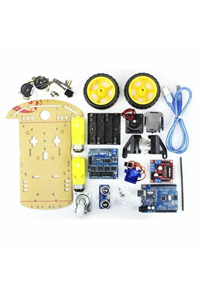 Bilim Arduino 2WD Engelden Kaçan Robot Araba Kiti