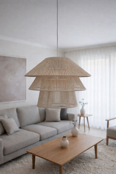 Tasarı Sanatı Ev Dekorasyonu Handmade Aydınlatma İskandinav Rustik Tarz Bohem...