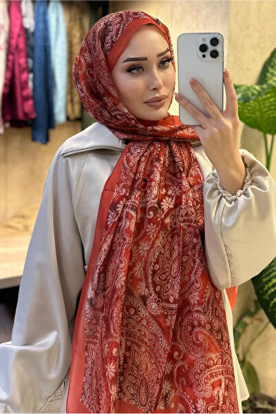 CUOCA LOUNGE Etnik Desenli İnce Vual Şal