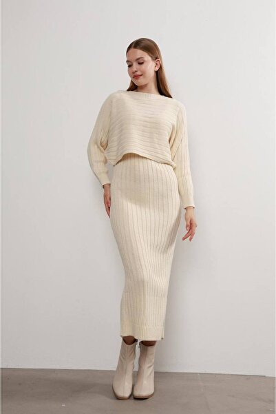 Mintaş طقم كروب كنزة وفستان بحمالات